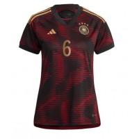 Billiga Tyskland Joshua Kimmich #6 Borta fotbollskläder Dam VM 2022 Kortärmad